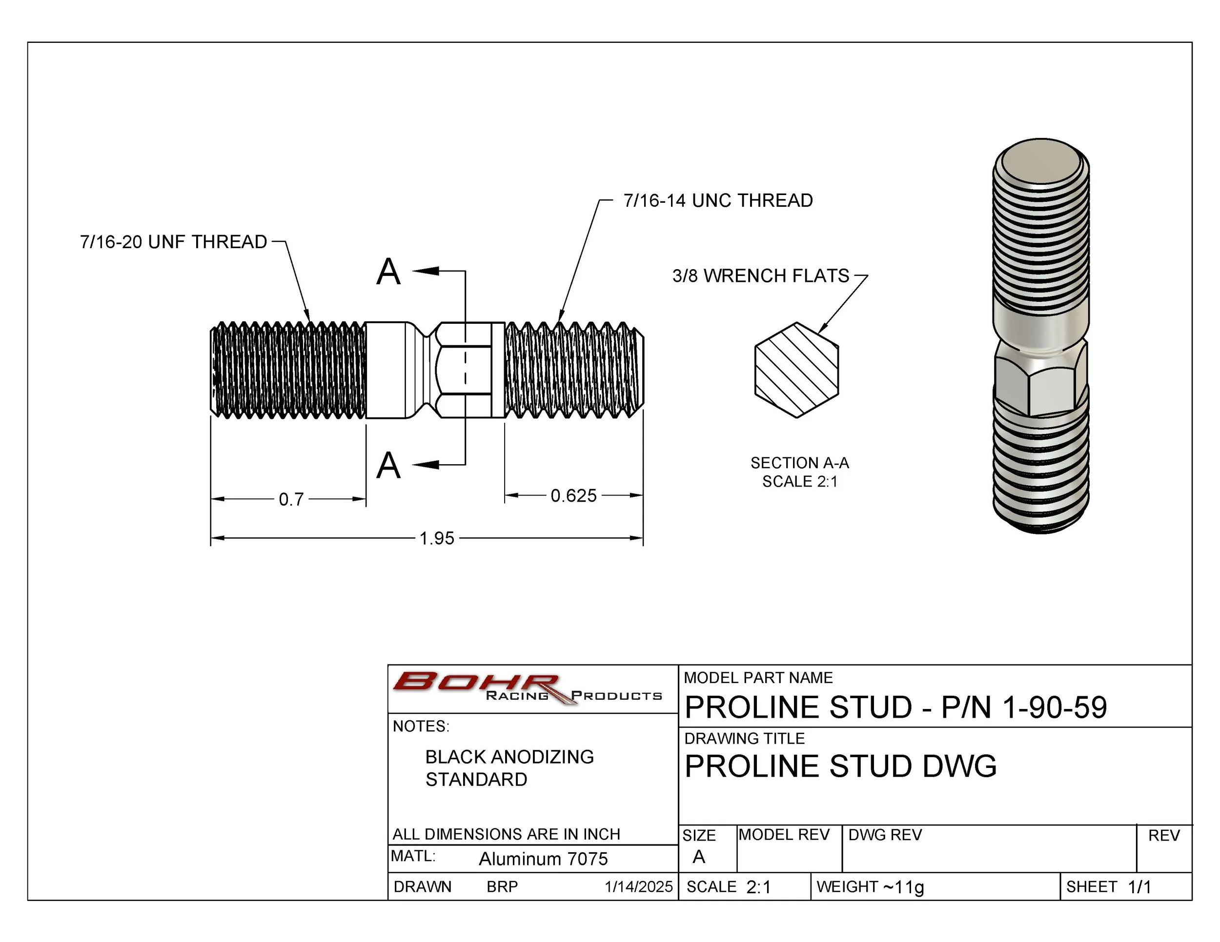 ALL HARDWARE — Bohr Racing Products